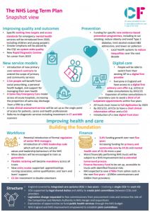 The NHS Long Term Plan - CF